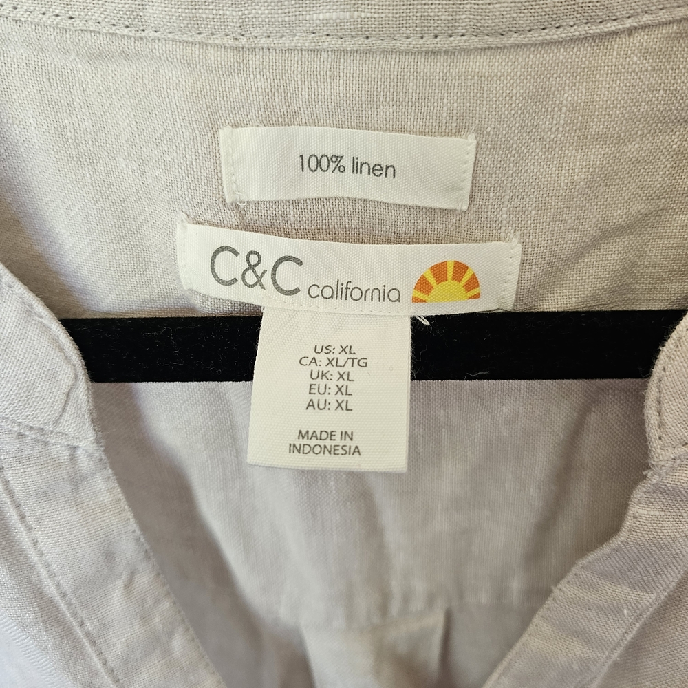 C&C California Li Linen Top - Picture 3 of 8